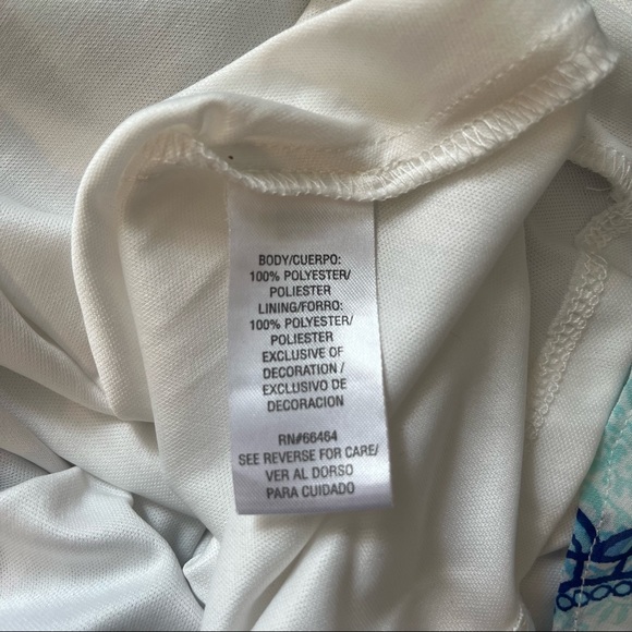 Sandra Darren women’s sleeveless midi shift dress, 12, blue paisley print - Picture 6 of 6